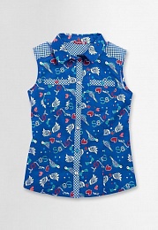 Блузка для девочек (GWVX476) Pelican - цвет Голубой